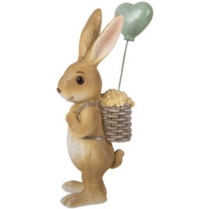 Decorație cu șoarece Clayre & Eef, 7x5x17 cm, maro-verde