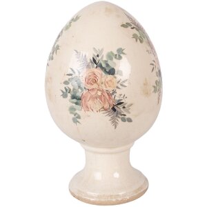 Clayre & Eef - Ou decorativ pe picior, bej cu accente...