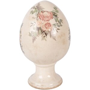 Clayre & Eef - Ou decorativ pe picior, bej cu accente...