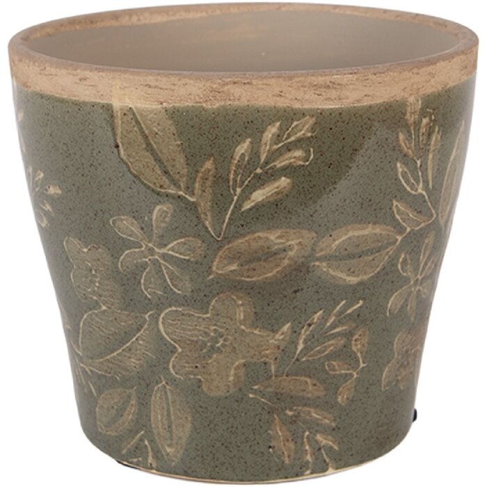 Vază ceramică pentru flori Ø 12x10 cm – Clayre & Eef