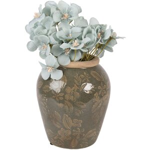 Vază ceramică Clayre & Eef Ø 13x15 cm, nuanțe...