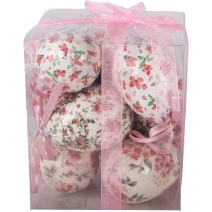 Set de 9 hângere de ouă Clayre & Eef, roz și...