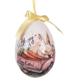 Set de 6 hangeri decorative de ou multicolor Ø 7x10 cm