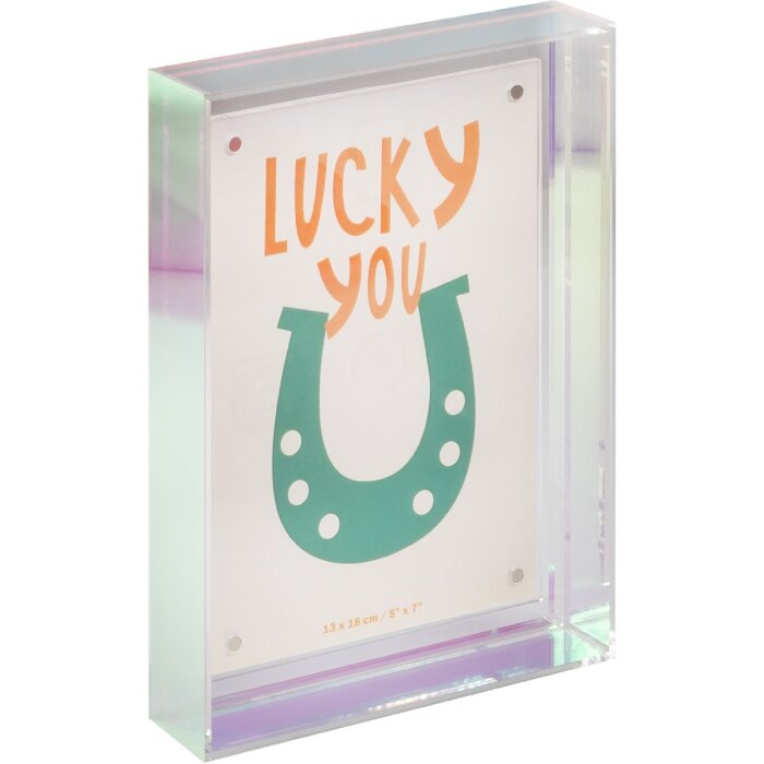 Rama foto Walther Summertime Neon Acryl – cu efect iridescent 13x18 cm