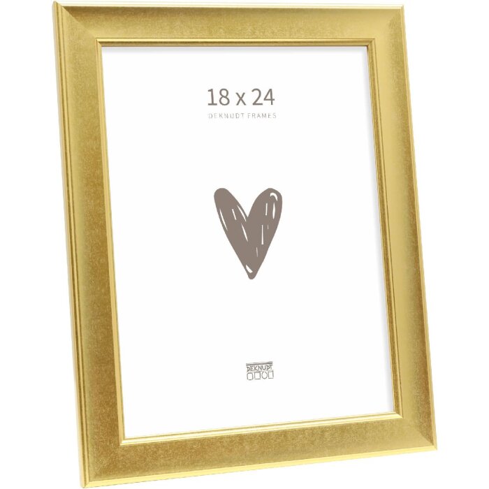 Ramă foto Deknudt S244 aur 18x24 cm