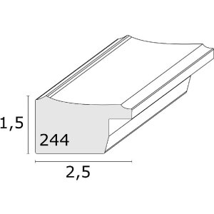 Ramă foto Deknudt S244 aur 18x24 cm