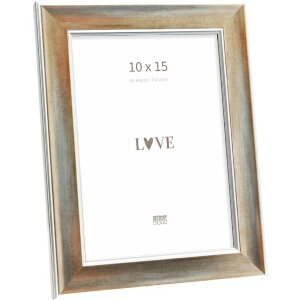 Ramă foto Deknudt S244 bronz 10x15 cm, profil îngroșat