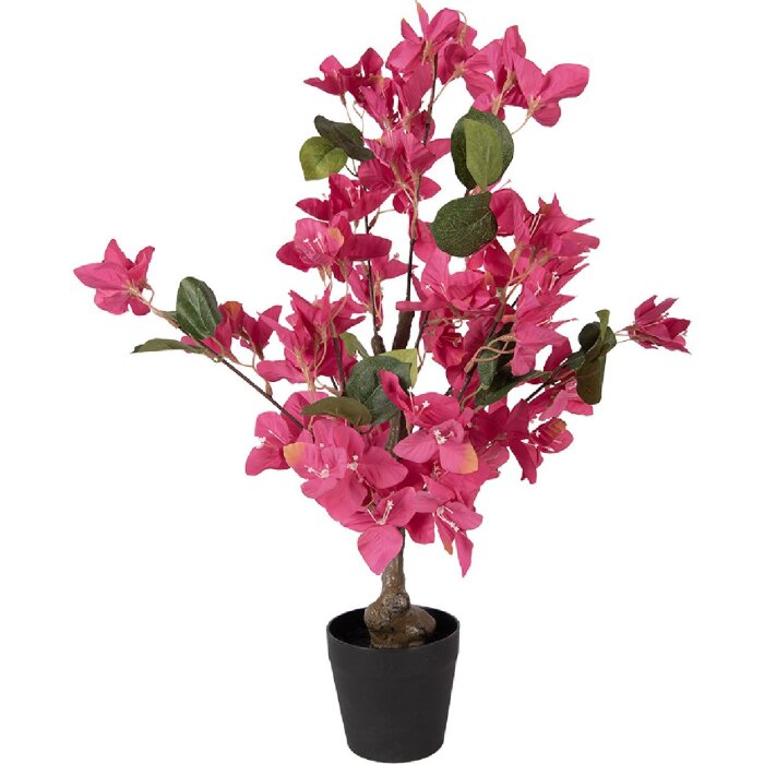 Decorativ Bougainvillea – arbore roz și verde 25x25x60 cm