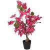 Decorativ Bougainvillea – arbore roz și verde 25x25x60 cm