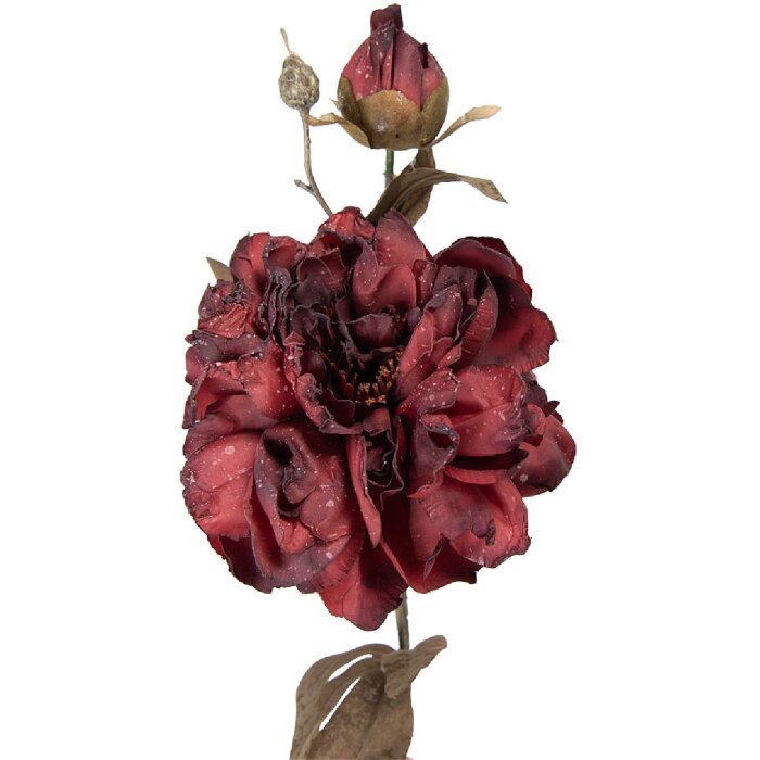 Ramă decorativă cu flori realiste Clayre & Eef 14x17x73 cm