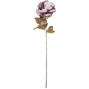 Flori artificiale Clayre & Eef Pfingstrose, violet și...