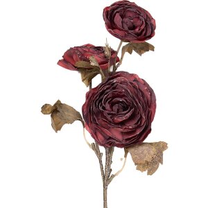 Decorativă cu ramură și flori Clayre & Eef,...