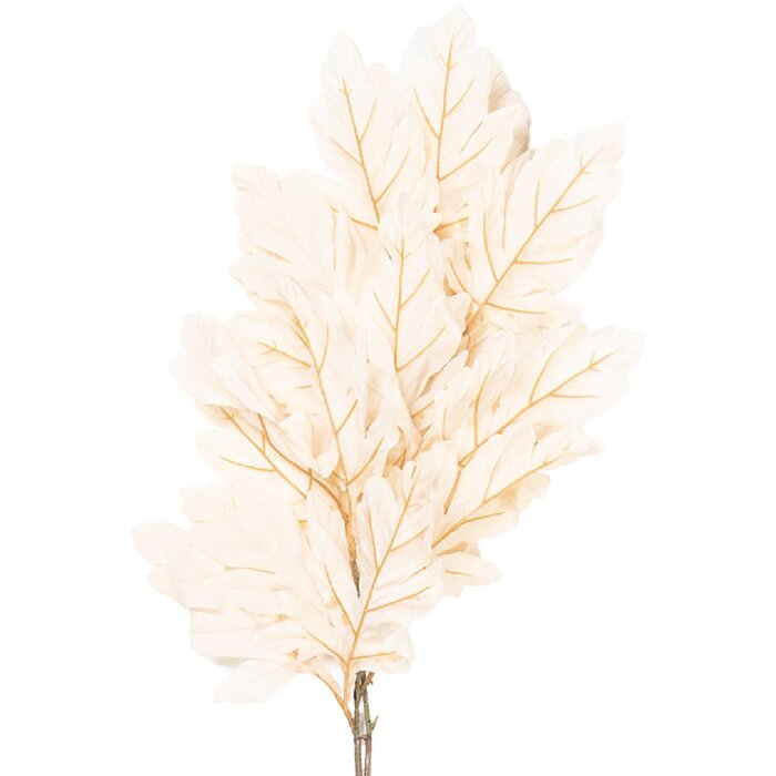 Decorativ ramură Clayre & Eef bej-verde 15x22x104 cm
