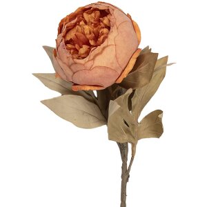 Flori artificiale Clayre & Eef, portocaliu-verde, 11x11x62 cm