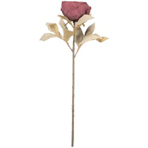 Flori artificiale Clayre & Eef roșu-verde 11x11x62 cm