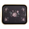 Tabletă decorativă Clayre & Eef 38x27x2 cm, negru-rosu