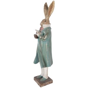 Decorativă din poliresin cu lapte, aur și albastru,...