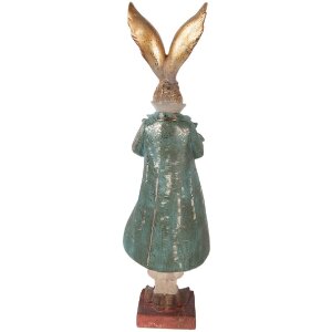 Decorativă lapte aur-albastru 14x12x47 cm – Clayre & Eef