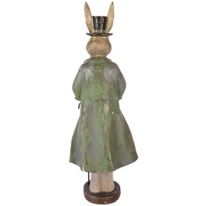 Decorație Lapă Aurie cu Accente Verzi, 17x12x48 cm