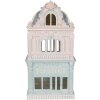 Clayre & Eef 6PR6005 Decorativ Casa Albastru Roz 19x15x38 cm