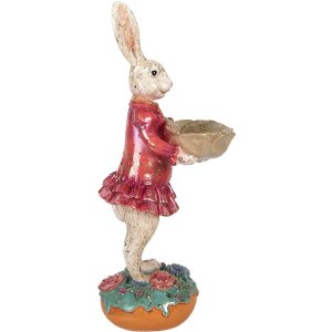 Decorativă pisică cu pătrunjel Clayre & Eef 11x14x30 cm