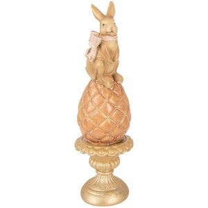 Decorativă Lapte pe Ou Bronz-Gold Ø8x27 cm Clayre & Eef