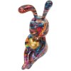 Figurină decorativă Mauro Ferretti Coniglietto Psyco – iepure multicolor 23cm