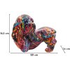 Figurină decorativă Mauro Ferretti Bassotto Psyco – Dackel multicolor din polyresin
