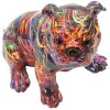 Figurină decorativă Mauro Ferretti BULL DOG PSYCO, stil Pop-Art