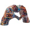 Sculptură Mauro Ferretti LOVER PSYCO – inimă din mâini, decor modern