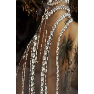 Wall-art Persian Mauro Ferretti – portret feminin cu ramă foto lacată