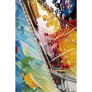 Tablou pe pânză COCKTAIL cu ramă din lemn, Mauro Ferretti