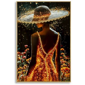 Pictură pe pânză Mauro Ferretti ILLUMY cu ramă, 62x92 cm