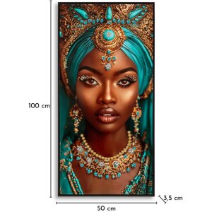 Mauro Ferretti - Imagine pe canvas MAYA cu ramă din lemn 50x3,5x100 cm