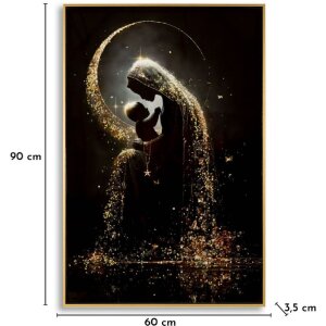 Pictură pe pânză Mauro Ferretti MATERNITY cu ramă din lemn 60x90 cm