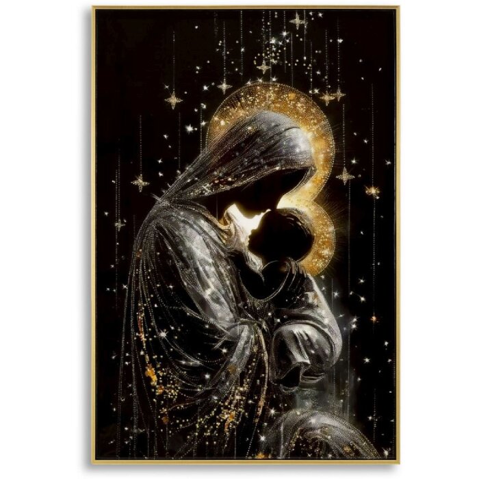 Pictură pe pânză Mauro Ferretti MATERNITY cu ramă din lemn 60x90 cm