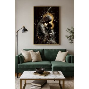 Pictură pe pânză Mauro Ferretti MATERNITY cu ramă din lemn 60x90 cm