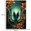 Mauro Ferretti – Pictură pe perete „Butterfly” cu ramă, 70x100 cm