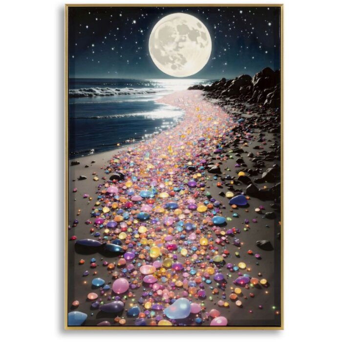 Imagine de perete Mauro Ferretti "Colors" – leină decorativă cu ramă 60x90 cm