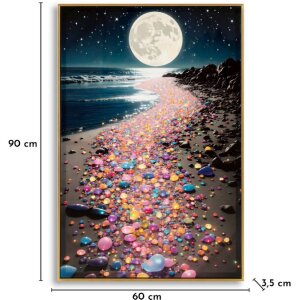 Imagine de perete Mauro Ferretti "Colors" – leină decorativă cu ramă 60x90 cm