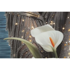 Mauro Ferretti Pictură pe perete „Venus” cu LED – Leinwand decorativă 70x100 cm