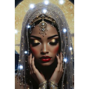 Mauro Ferretti Pictură pe perete „Venus” cu LED – Leinwand decorativă 70x100 cm