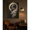 Imagine murală Mauro Ferretti „Inda” cu LED – lemn decorativ cu ramă 60x90 cm