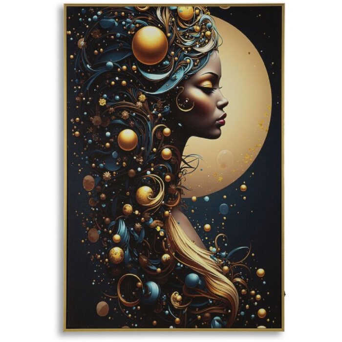 Wall Art Mauro Ferretti „Minerva” cu LED – Leinwand decorativă 60x90 cm