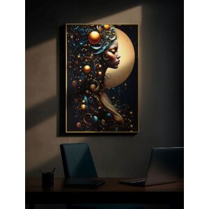 Wall Art Mauro Ferretti „Minerva” cu LED – Leinwand decorativă 60x90 cm