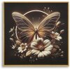 Mauro Ferretti Pictură pe pânză „Butterfly” cu LED – Ramă 50x50 cm