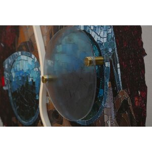 Pictură de perete Mauro Ferretti „Afro” cu LED – 3D, 60x90 cm