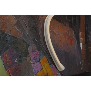 Pictură de perete Mauro Ferretti „Afro” cu LED – 3D, 60x90 cm