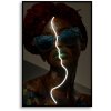 Pictură de perete Mauro Ferretti „Afro” cu LED – 3D, 60x90 cm