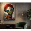 Pictură de perete Mauro Ferretti „Afro” cu LED – 3D, 60x90 cm